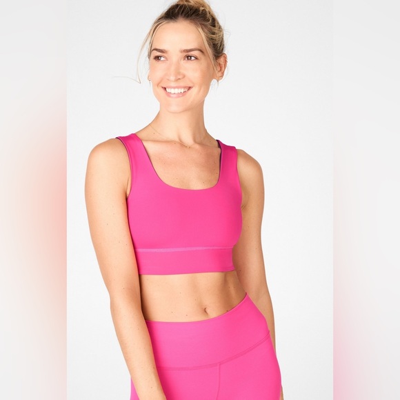 Fabletics || Harlow Reversible Midi Sports Bra (S) - Picture 1 of 10